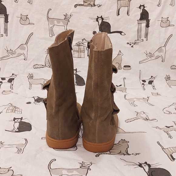 Livie & Luca leather steampunk bootS size 3 - Picture 6 of 10